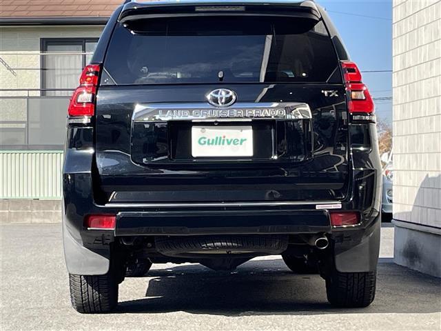 ランドクルーザープラド ＴＸ　後期　禁煙　ワンオーナー　ジオランダーＡＴタイヤ（２０２３年製）ディーゼル　ＯＰルーフレール　ナビＴＶ　バックカメラ　センターデフロック　追従クルコン　衝突軽減　レーンキープ　ＬＥＤライト（4枚目）