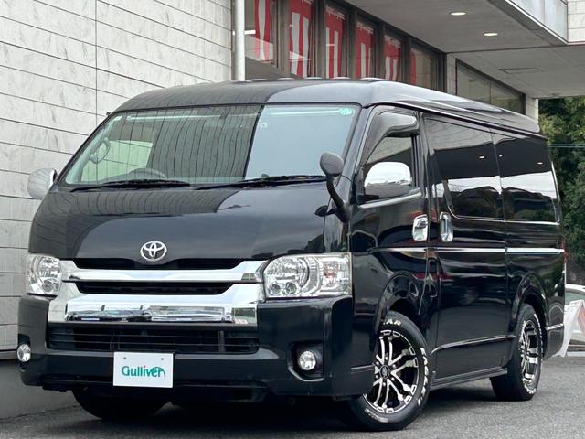 ハイエースワゴン ＧＬ　１オナ　禁煙　４ＷＤ　ベッドキット　フローリングフロア　ＺＥＲＯ　ｂｒｅａｋ１６インチ　グッドイヤータイヤ　ナビ　後席モニター　電動スライド　黒木目インテリア　コンビステア　クリフォードセキュリティ（5枚目）