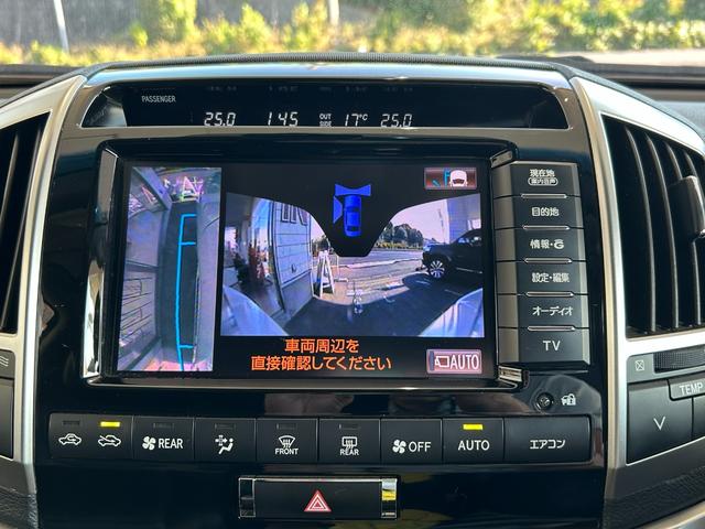 ランドクルーザー ＺＸ　禁煙　純正エアロキット　ＷＯＲＫ２４インチ　後席モニタ　禁煙車／純正エアロキット・ＷＯＲＫ２４インチ・ガナドールマフラー・ＯＰナビＴＶ／後席モニター／パノラミックビュー／プリクラッシュセーフティ／レーダークルーズ／パワーバックドア／ＳＯＲＥＸヒッチメンバー（18枚目）