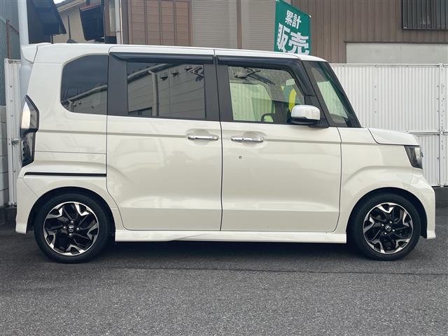N-BOXカスタム G・EXターボホンダセンシング 社外ナビテレビ両側PドアBカメラドラレコ(18枚目)