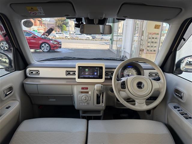 アルトラパン Ｘ　禁煙／１オナ／シフォンアイボリーメタリック／純正メモリナビ／全方位モニター／ドラレコ／スズキセーフティサポート／デュアルセンサーブレーキサポート／車線逸脱警報／リアパーキングセンサー／シートヒーター（35枚目）