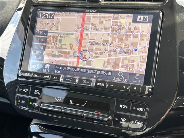 プリウス A ヘッドアップディスプレイ ブラインドスポットモニター バックカメラ ALPINE9インチナビ(フルセグTV/CD/DVD/BT) Toyota Safety SenseP スペアキー 保証書 取説(4枚目)
