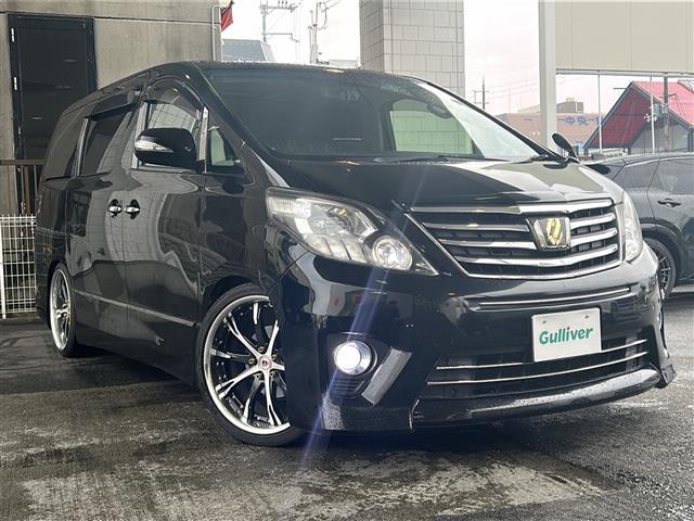 アルファード 240S 社外7インチナビ サンルーフ バックカメラ ワンセグテレビ 走行中視聴可能 Bluetooth SEHWERTホイール CLIFFORDセキュリティ ドライブレコーダー nanoe ビルトインETC(2枚目)