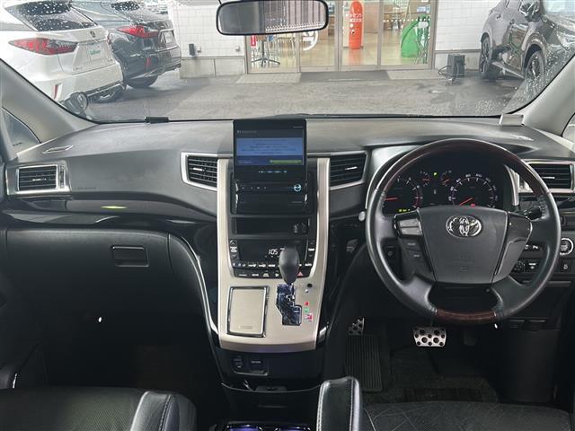 アルファード 240S 社外7インチナビ サンルーフ バックカメラ ワンセグテレビ 走行中視聴可能 Bluetooth SEHWERTホイール CLIFFORDセキュリティ ドライブレコーダー nanoe ビルトインETC(19枚目)