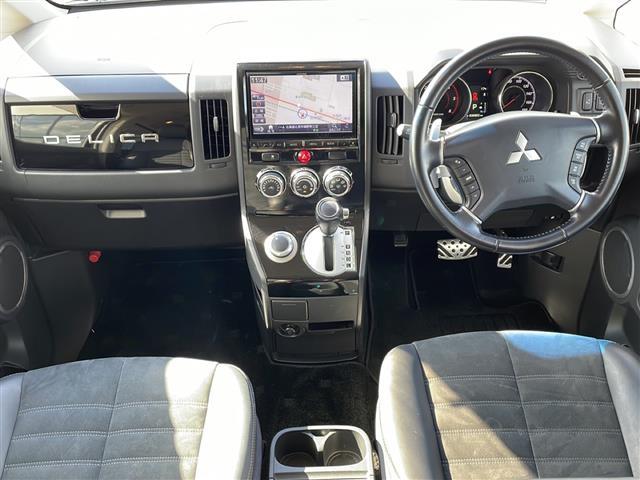 デリカＤ：５ シャモニー　・ディーゼルターボ・４ＷＤ・ＡＬＰＩＮＥ９インチＳＤナビ（Ｂｌｕｅｔｏｏｔｈ・ＣＤ・ＤＶＤ・ＡＭ・ＦＭ・フルセグ）・バックカメラ　・ＡＬＰＩＮＥ１１．５型フリップダウンモニター・社外前方ドラレコ（42枚目）