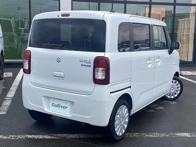 ワゴンRスマイル ハイブリッドS ・4WD・社外SDメモリナビ(CD・ラジオ・BT・ワンセグ)・バックカメラ・両側パワースライドドア・スマートキー・プッシュスタート・スズキセーフティサポート・衝突被害軽減ブレーキ(3枚目)