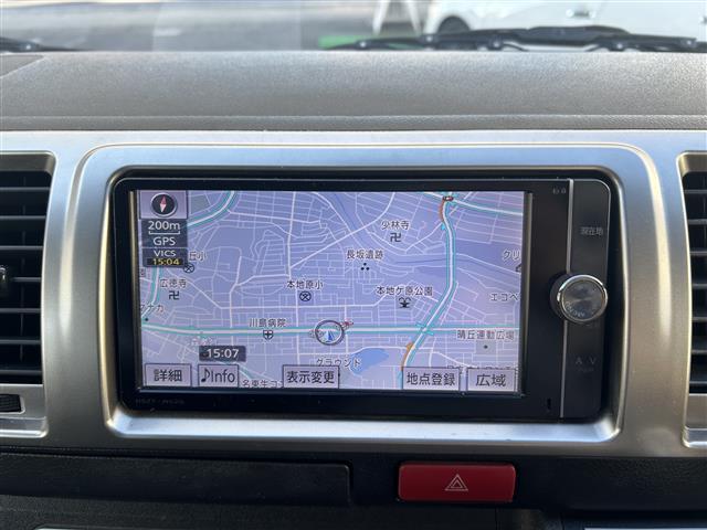 ハイエースバン ロングスーパーGL ワンオーナー/純正SDナビ/AM/FM/CD/DVD/DS/BT/バックカメラ/ETC/両側パワースライドドア/バックドアイージークローザー/リアクーラー/リアヒーター/純正ドアバイザー/スペアキー(9枚目)
