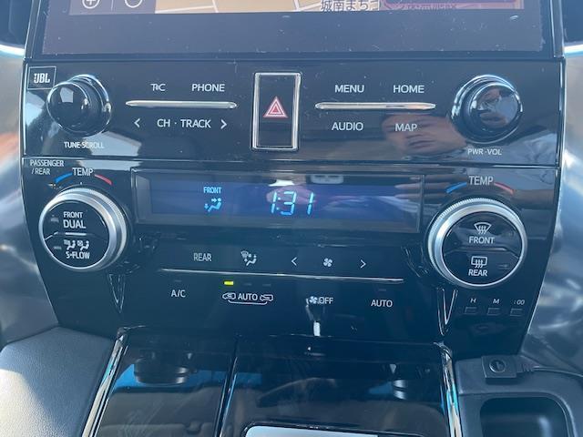 アルファードハイブリッド SR Cパッケージ JBL/純正10.5型ナビ/フルセグ/CD/DVD/MSV/BT/USB/Miracast/パノラミックビュー/ETC2.0/ドラレコ/両側電動ドア/パワーバックドア/レザー/シートベンチレーション(6枚目)