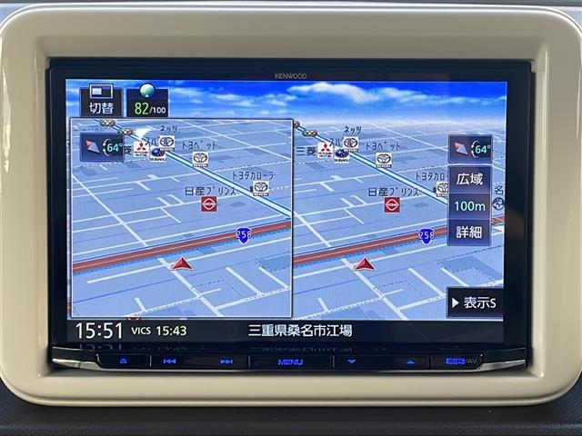 アルトラパン Ｌ　１オーナー／セーフティサポート／全周囲カメラ／社外８型ＳＤナビ／フルセグ／ＣＤ／ＤＶＤ／ＳＤ／Ｂｌｕｅｔｏｏｔｈ／ドライブレコーダー／社外ＡＷ／スタッドレスタイヤあり／プッシュスタート／スマートキー（3枚目）