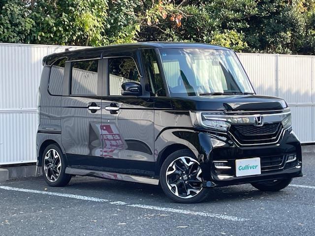 Ｎ－ＢＯＸカスタム Ｇ・Ｌターボホンダセンシング　衝突軽減ブレーキ　社外ナビ　両側パワースライドドア　クルーズコントロール　バックカメラ　車線維持支援システム　ＥＴＣ　ドライブレコーダー　３眼ＬＥＤライト　フォグランプ　カーテンエアバッグ（4枚目）