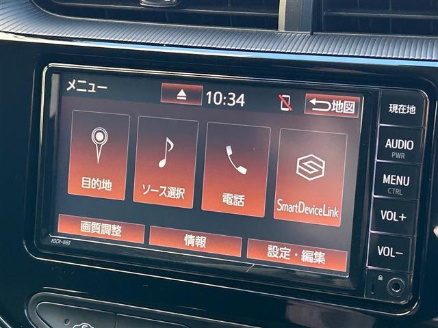 アクア Ｓスタイルブラック　ワンオーナー／ＬＥＤヘッドライト／純正ナビ／Ｂｌｕｅｔｏｏｔｈ／地デジＴＶ／バックカメラ／衝突軽減／レーンキープ／オートハイビーム／スマートキー／純正ＡＷ（8枚目）