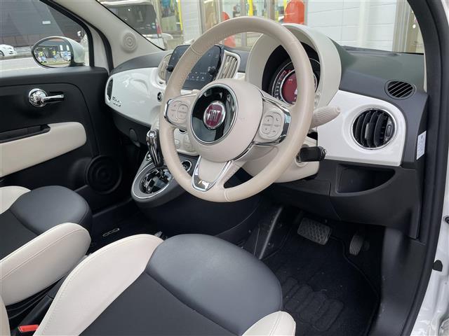 ５００ １．２　ドルチェ　ワンオーナーガラスルーフ純正ホイール夏タイヤ装着純正フロアマットステアリングスイッチハンズフリーパドルシフト前後ドライブレコーダースペアキー１個（37枚目）