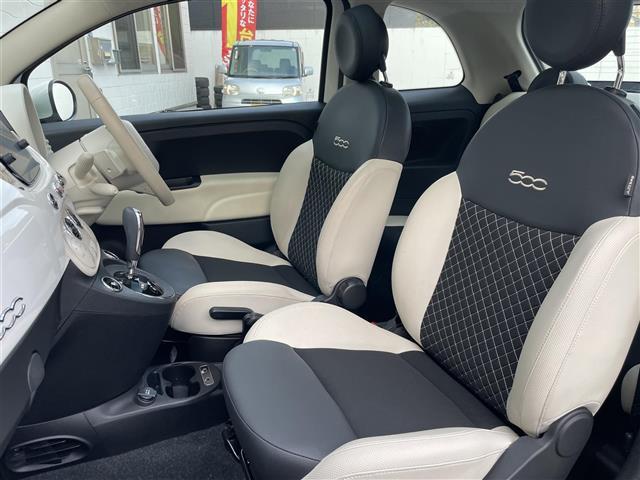 ５００ １．２　ドルチェ　ワンオーナーガラスルーフ純正ホイール夏タイヤ装着純正フロアマットステアリングスイッチハンズフリーパドルシフト前後ドライブレコーダースペアキー１個（39枚目）