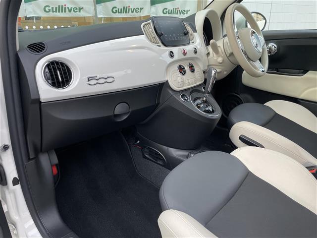 ５００ １．２　ドルチェ　ワンオーナーガラスルーフ純正ホイール夏タイヤ装着純正フロアマットステアリングスイッチハンズフリーパドルシフト前後ドライブレコーダースペアキー１個（40枚目）