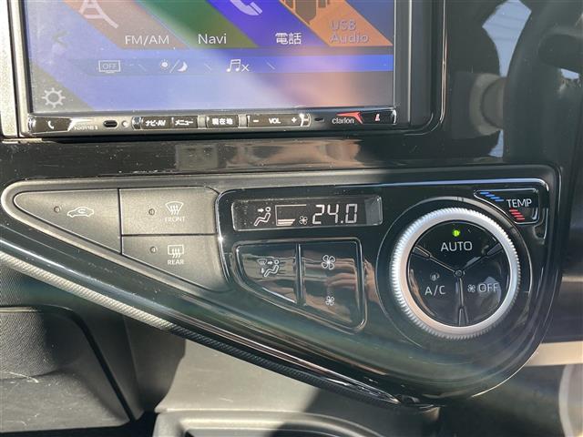 アクア Ｇ　メモリナビバックカメラ純正ホイール冬タイヤウィンカーミラークルーズコントロールドアバイザープッシュスタートＥＴＣフロアマット走行モードレベライザーＢｌｕｅｔｏｏｔｈステアリング（7枚目）