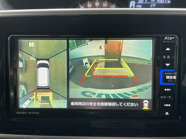 ムーヴキャンバス Gブラックアクセントリミテッド SAIII ワンオーナー純正ホイール夏タイヤ装着ドライブレコーダーメモリナビフルセグテレビバックカメラアラウンドビューモニタードアバイザープッシュスタート両側パワースライドドア純正フロアマット(3枚目)