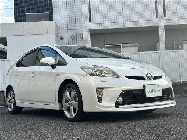 プリウス Ｇツーリングセレクション　純正ＨＤＤナビ　ＦＭ／ＡＭ／ＣＤ／ＤＶＤ／ＢＴ／フルセグ　モデリスタエアロ　バックカメラ　パワーシート（Ｄ席）　ハーフレザーシート　ＬＥＤヘッドライト　フォグランプ　純正ＡＷ１７インチ　電動格納ミラー（25枚目）