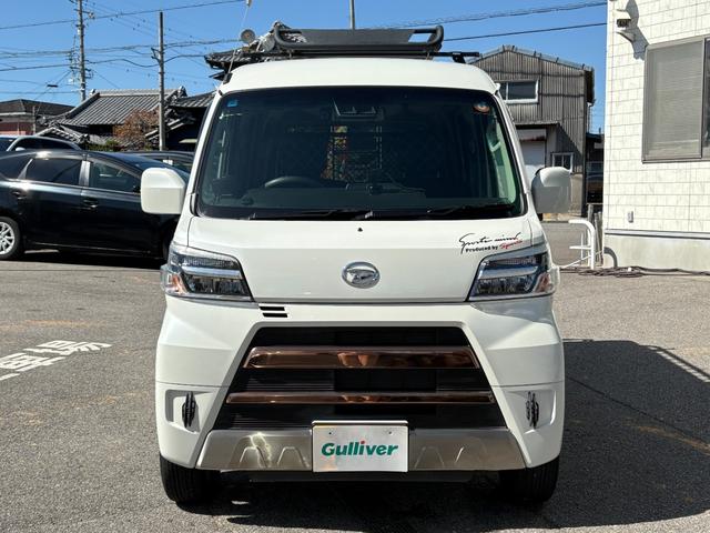 ハイゼットカーゴ クルーズ　ＳＡ　ＩＩＩ　禁煙　キャンピング　ちょいＣａｍ梓　ベッド　ルーフキャリア　リアラダー　ヒッチメンバー　両側スライドドア　社外ナビＴＶ　バックカメラ　ＥＴＣ　コーナーセンサー　社外ＡＷ　ＬＥＤオートハイ（38枚目）