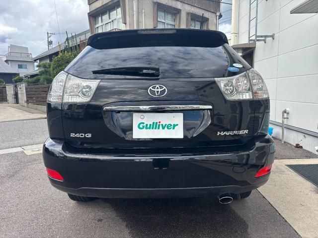 ハリアー 240G Lパッケージ 禁煙 ワンオーナー バックカメラ 純正HDDナビ ビルトインETC パワーシート 純正フロアマット 純正アルミホイール オートライト AFS ABS 保証書 取扱説明書 スペアキー(50枚目)