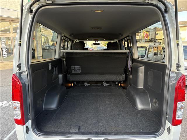 ハイエースバン ロングスーパーGL 社外ナビ Bluetooth フルセグTV DVD再生 バックカメラ ビルトインETC 両側イージークローザースライドドア ディーゼル車 ヘッドライトレベライザー 全席シートカバー ドアバイザー(26枚目)