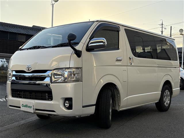 ハイエースバン ロングスーパーGL 社外ナビ Bluetooth フルセグTV DVD再生 バックカメラ ビルトインETC 両側イージークローザースライドドア ディーゼル車 ヘッドライトレベライザー 全席シートカバー ドアバイザー(33枚目)