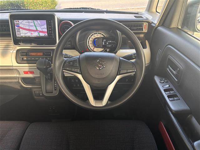 スペーシア ハイブリッドＸ　ナビ　フルセグＴＶ　ＤＶＤ　ＢＴ　全方位カメラ　ＥＴＣ　ＨＵＤ　前後ドライブレコーダー　衝突軽減　車線逸脱警報　コーナーセンサー　スマートキー　シートヒーター　両側パワースライドドア　サーキュレータ（2枚目）