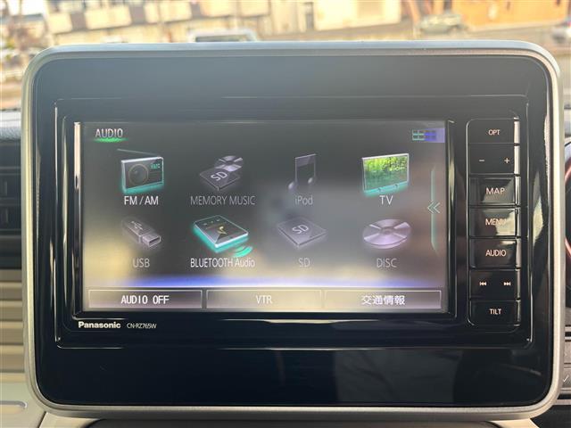 スペーシア ハイブリッドＸ　ナビ　フルセグＴＶ　ＤＶＤ　ＢＴ　全方位カメラ　ＥＴＣ　ＨＵＤ　前後ドライブレコーダー　衝突軽減　車線逸脱警報　コーナーセンサー　スマートキー　シートヒーター　両側パワースライドドア　サーキュレータ（4枚目）