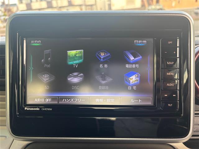 スペーシア ハイブリッドＸ　ナビ　フルセグＴＶ　ＤＶＤ　ＢＴ　全方位カメラ　ＥＴＣ　ＨＵＤ　前後ドライブレコーダー　衝突軽減　車線逸脱警報　コーナーセンサー　スマートキー　シートヒーター　両側パワースライドドア　サーキュレータ（5枚目）