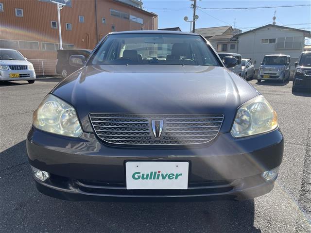 マークⅡ グランデG 純正ナビ レザーシート パワーシート HIDライト ウッドコンビハンドル キーレス(4枚目)