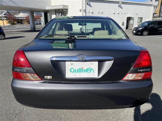 マークⅡ グランデG 純正ナビ レザーシート パワーシート HIDライト ウッドコンビハンドル キーレス(7枚目)