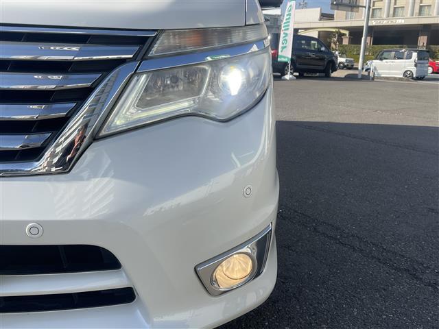 セレナ ハイウェイスター Vセレクション+セーフティ SHV エマージェンシーブレーキ アラウンドビューモニター 車線逸脱警報 クルーズコントロール フリップダウンモニター 純正SDナビ フルセグ Bluetooth SD 両側パワースライドドア LEDヘッド(25枚目)