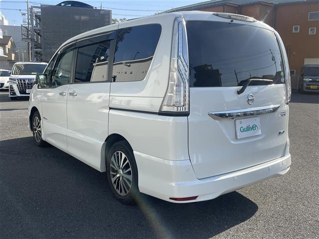 セレナ ハイウェイスター Vセレクション+セーフティ SHV エマージェンシーブレーキ アラウンドビューモニター 車線逸脱警報 クルーズコントロール フリップダウンモニター 純正SDナビ フルセグ Bluetooth SD 両側パワースライドドア LEDヘッド(38枚目)