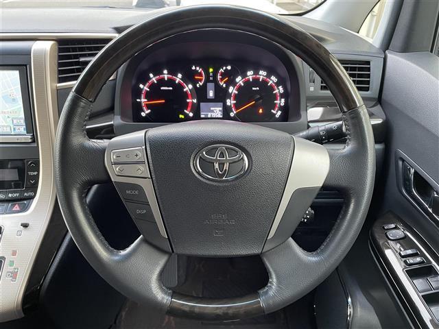 アルファード 240S タイプゴールド 1オーナー 純正HDDナビ BT/CD/DVD/HDD/TV バックカメラ 両側パワスラ オットマン 純正マット 電動リアゲート 前後コーナーセンサー クルコン 前フォグ 純正AW スペアキー ETC(6枚目)