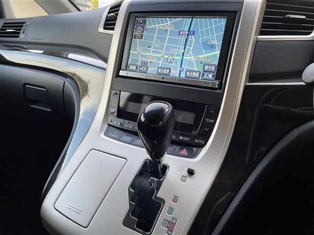 アルファード 240S タイプゴールド 1オーナー 純正HDDナビ BT/CD/DVD/HDD/TV バックカメラ 両側パワスラ オットマン 純正マット 電動リアゲート 前後コーナーセンサー クルコン 前フォグ 純正AW スペアキー ETC(10枚目)