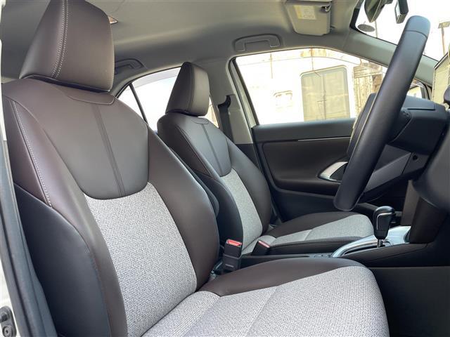 ヤリスクロス ハイブリッドZ 1オーナー 純正ナビ BT/CD/DVD/USB/TV 360カメラ 前後ドラレコ 半革 シートヒーター 電動シート ACC LKA BSM 純正マット 純正AW 電動リアゲート スペアキー ETC(19枚目)