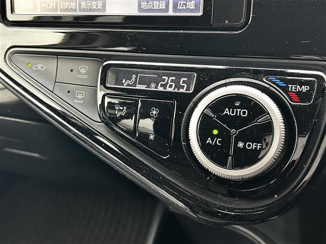 アクア Ｓスタイルブラック　純正ナビ　前後ドライブレコーダー　バックカメラ　純正ビルトインＥＴＣ　ＣＤ／ＤＶＤ／フルセグＴＶ／Ｂｌｕｅｔｏｏｔｈ／ＳＤ　ＬＥＤヘッドライト　プリクラッシュセーフティ　レーンディパーチャーアラート（12枚目）