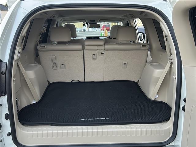 ランドクルーザープラド TX Lパッケージ マットブラックエディション ワンオーナー サンルーフ モデリスタエアロ メーカーナビ 全方位カメラ ルーフレール 純正18インチアルミ トヨタセーフティーセンス 盗難防止装置 横滑り防止装置 電格サードシート 新車時保証書 取説(20枚目)