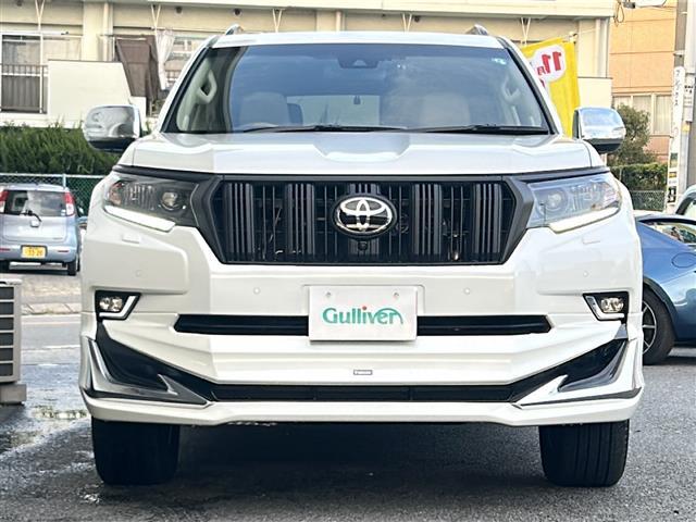 ランドクルーザープラド TX Lパッケージ マットブラックエディション ワンオーナー サンルーフ モデリスタエアロ メーカーナビ 全方位カメラ ルーフレール 純正18インチアルミ トヨタセーフティーセンス 盗難防止装置 横滑り防止装置 電格サードシート 新車時保証書 取説(28枚目)