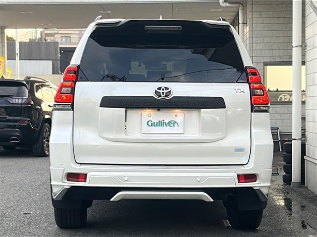 ランドクルーザープラド TX Lパッケージ マットブラックエディション ワンオーナー サンルーフ モデリスタエアロ メーカーナビ 全方位カメラ ルーフレール 純正18インチアルミ トヨタセーフティーセンス 盗難防止装置 横滑り防止装置 電格サードシート 新車時保証書 取説(32枚目)