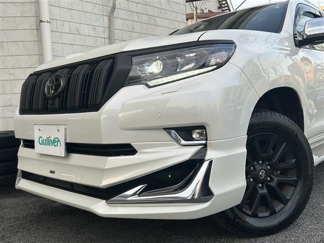 ランドクルーザープラド TX Lパッケージ マットブラックエディション ワンオーナー サンルーフ モデリスタエアロ メーカーナビ 全方位カメラ ルーフレール 純正18インチアルミ トヨタセーフティーセンス 盗難防止装置 横滑り防止装置 電格サードシート 新車時保証書 取説(35枚目)