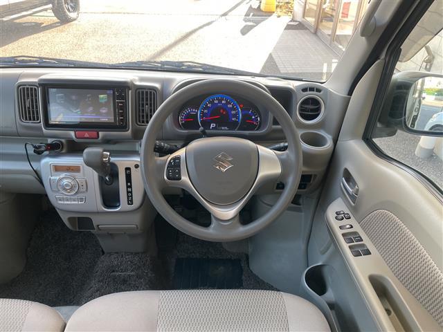 エブリイワゴン PZターボスペシャル 純正ナビ CD DVD FM AM SD USB BT フルセグTV Bカメ 前後ドラレコ ETC2.0 両側パワスラ ABS 横滑り防止装置 プリクラッシュ オートライト フォグランプ ドアバイザー(6枚目)