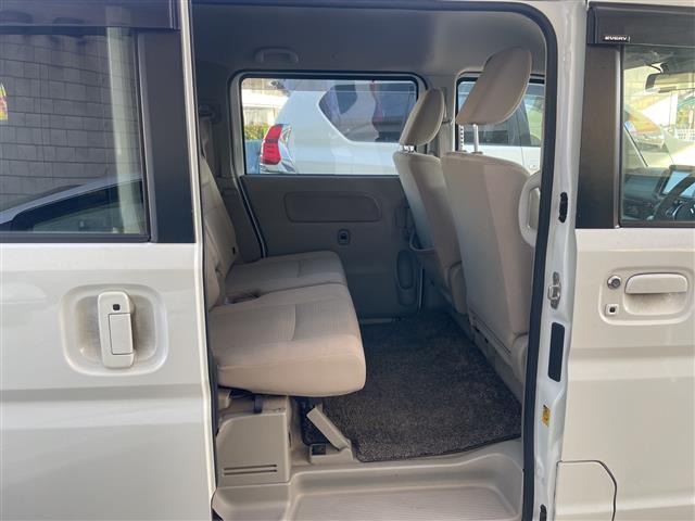 エブリイワゴン PZターボスペシャル 純正ナビ CD DVD FM AM SD USB BT フルセグTV Bカメ 前後ドラレコ ETC2.0 両側パワスラ ABS 横滑り防止装置 プリクラッシュ オートライト フォグランプ ドアバイザー(19枚目)