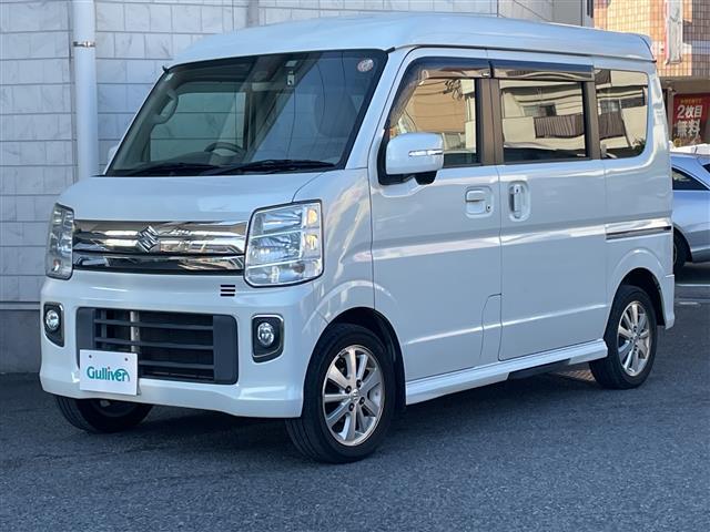 エブリイワゴン PZターボスペシャル 純正ナビ CD DVD FM AM SD USB BT フルセグTV Bカメ 前後ドラレコ ETC2.0 両側パワスラ ABS 横滑り防止装置 プリクラッシュ オートライト フォグランプ ドアバイザー(33枚目)