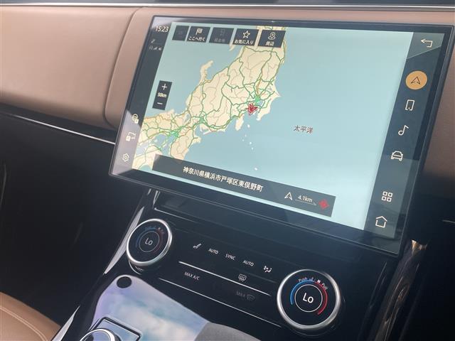 レンジローバースポーツ ダイナミック　ＨＳＥ　１オナ　サンルフ　ＭＥＲＩＤＩＡＮ　純正ナビ　ＦＭ　ＡＭ　ＵＳＢ　ＢＴ　Ａｎｄｒｏｉｄ　Ａｕｔｏ　Ａｐｐｌｅ　Ｃａｒ　Ｐｌａｙ　全方位カメラ　前後ドラレコ　ＥＴＣ２．０　パドルシフト　クルコン　ＨＵＤ（6枚目）