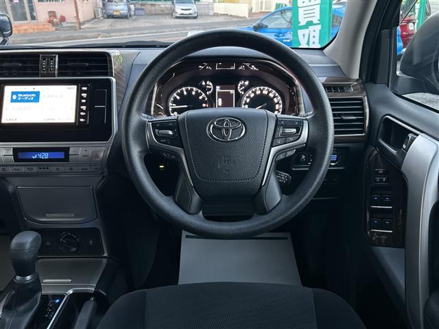 ランドクルーザープラド TX 1オーナー 純正ナビ CD DVD FM AM SD BT フルセグTV Bカメラ 前方ドラレコ ETC2.0 レーダークルコン サイドアンダーミラー レーンキープ プリクラッシュ コーナーセンサー(7枚目)