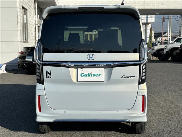 Ｎ－ＢＯＸカスタム Ｌ　アルパインナビ／クルーズコントロール／ホンダセンシング（衝突防止機能・レーンキープアシスト・パーキングセンサーシステム）／プラズマクラスターエアコン／両側パワースライドドア／電格ミラー／ＵＳＢ端子（4枚目）