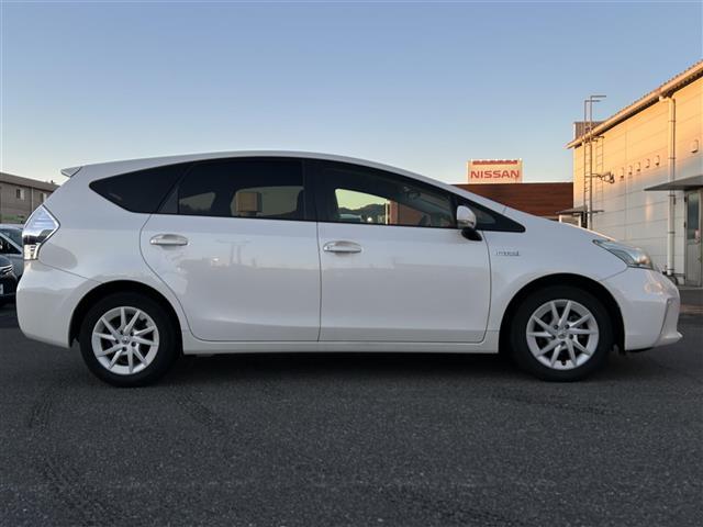 プリウスアルファ S 純正ナビTV付/クリアランスソナー/ETC/バックカメラ/HID/フォグランプ/プッシュスタート/スペアキー/電格ミラー/ウインカーミラー/bluetooth(2枚目)