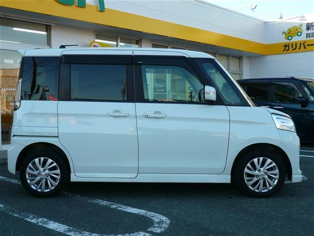 スペーシアカスタム GS ☆禁煙車☆社外ナビ ☆片側パワースライドドア☆LEDルームランプ☆KENWOODスピーカー☆オートライト☆HID☆バックカメラ☆ステアリングリモコン☆Fフォグランプ☆ドライブレコーダー(5枚目)