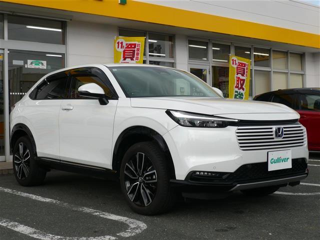 ヴェゼル ｅ：ＨＥＶ　Ｚ　ＬＤＡ　衝突回避支援ブレーキ機能　１オナ　追従　スマキ　ＢＴオーディオ　Ｐトランク　フルオートエアコン　Ｄレコ　エアバッグ　両席エアバック　Ｒカメ　パワーウィンドウ　ＬＥＤランプ　ソナー　シートヒータ（4枚目）