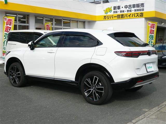 ヴェゼル ｅ：ＨＥＶ　Ｚ　ＬＤＡ　衝突回避支援ブレーキ機能　１オナ　追従　スマキ　ＢＴオーディオ　Ｐトランク　フルオートエアコン　Ｄレコ　エアバッグ　両席エアバック　Ｒカメ　パワーウィンドウ　ＬＥＤランプ　ソナー　シートヒータ（5枚目）